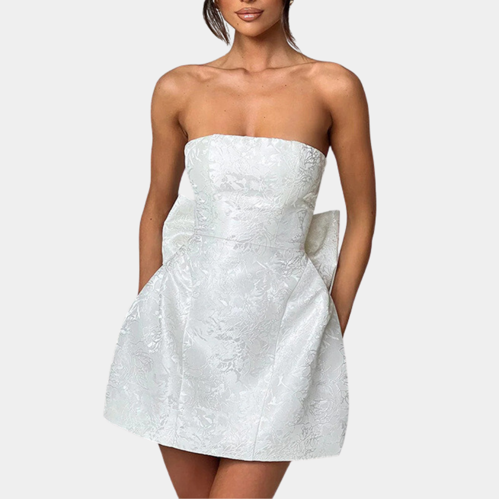 Mini-jurk | Strapless | Strik | Korsetjurk | Feestjurk-Boetiek Moda
