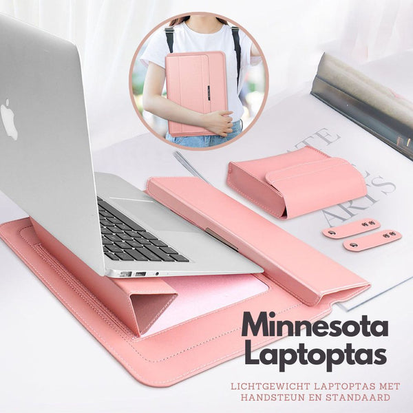 Minnesota Laptop Sleeve | Lichtgewicht laptoptas met handsteun en standaard-Boetiek Moda