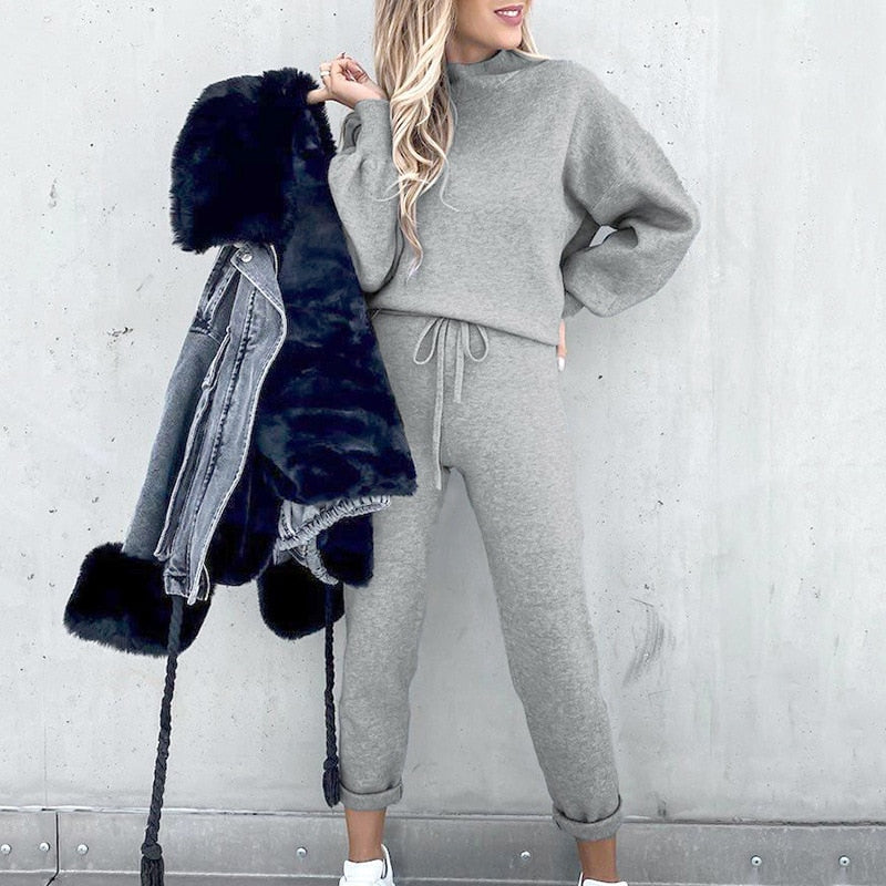 Minty trainingspak | 2-delig elegant en comfortabel dames huispak-Boetiek Moda