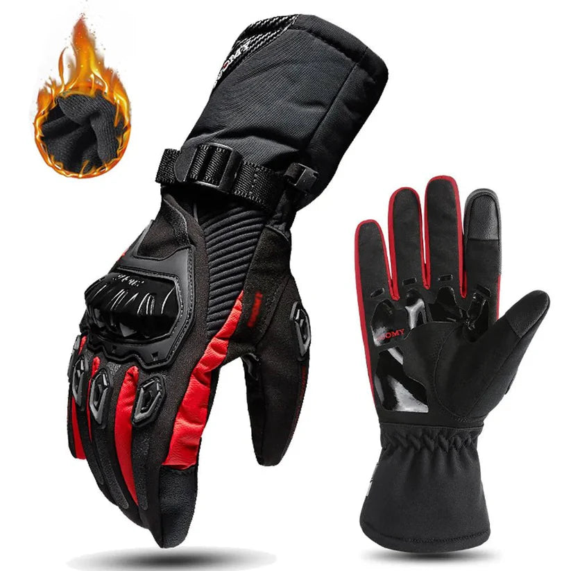 Motorhandschoenen - Warm - Waterdicht - Verwarmde Motorhandschoenen - Winter Motorhandschoenen-Boetiek Moda