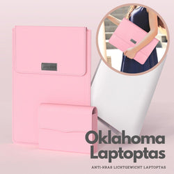 Oklahoma Laptop Sleeve | Anti-kras lichtgewicht laptophoes met muismatje-Boetiek Moda