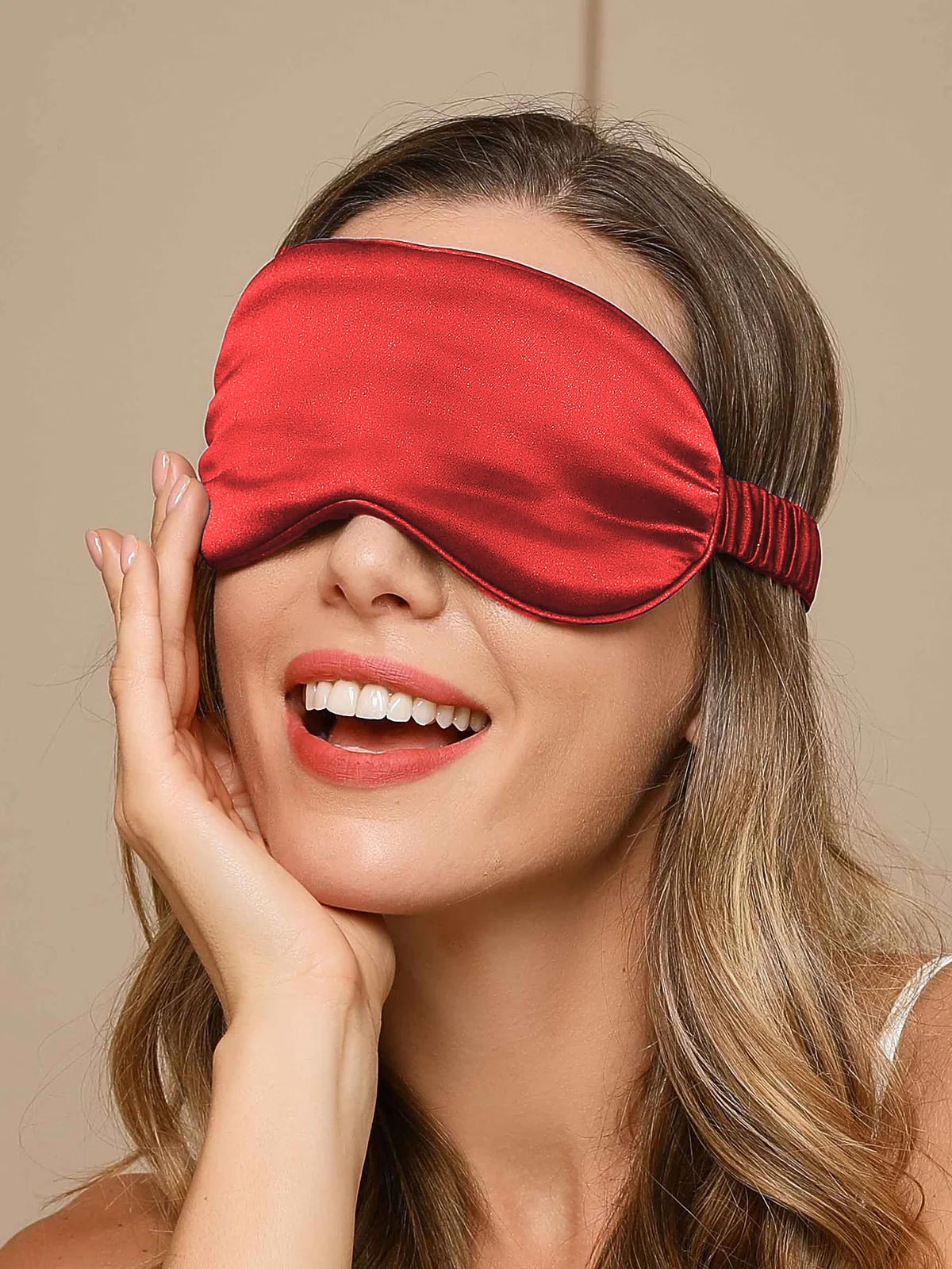 Oogmasker | Zijde | Elastiek | Slaapblinddoek | Slaapmasker-Boetiek Moda