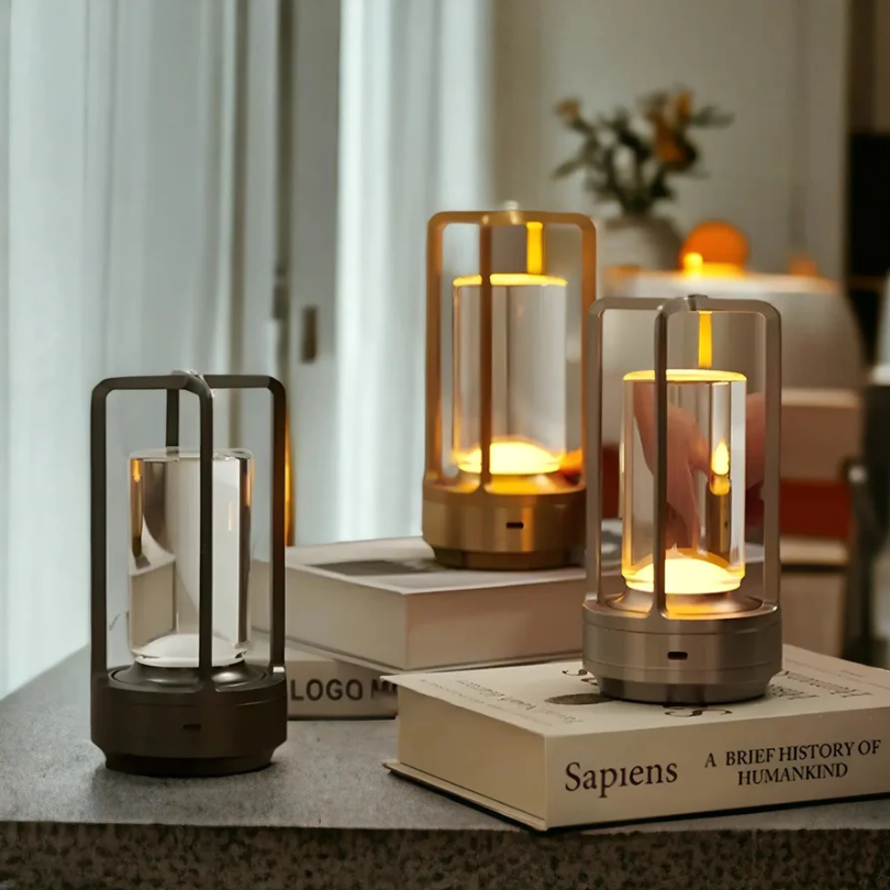 Oplaadbare tafellamp - Interieur - LED - Draadloze tafellamp - Tafellampen voor de woonkamer-Boetiek Moda