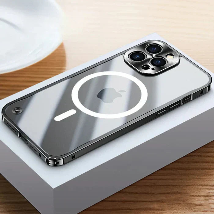 Oplaadbare telefoonhoes - Doorzichtig - Draadloos opladen - Magsafe-telefoonhoes - Telefoonhoes-Boetiek Moda