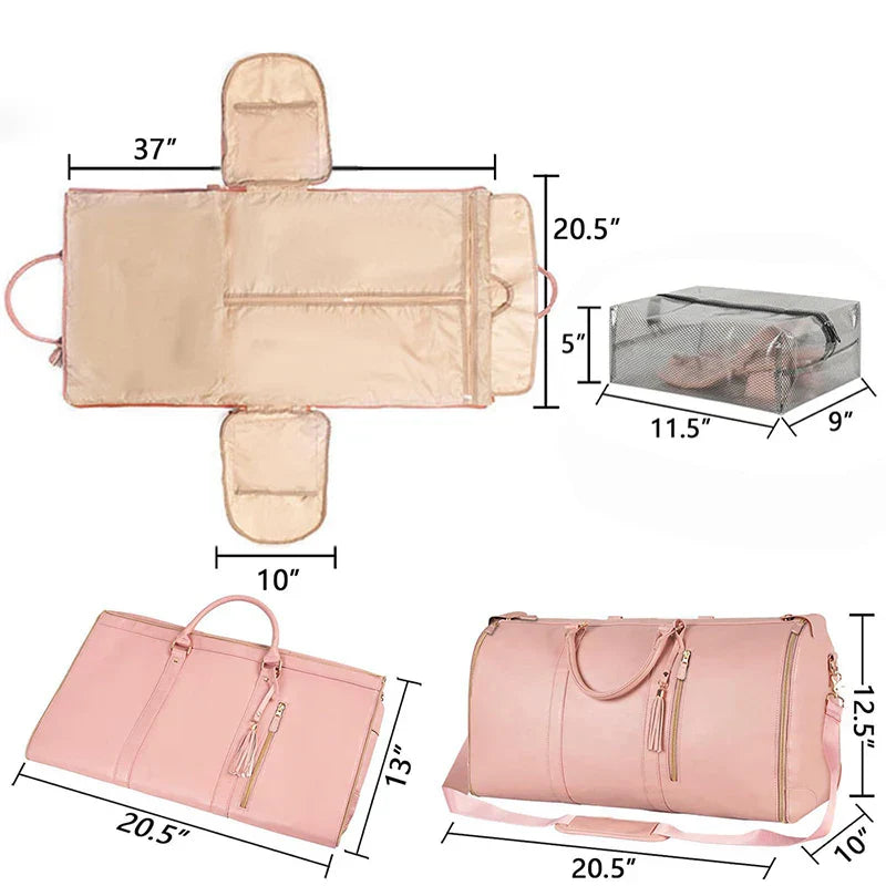 Opvouwbare Reistas | Verstelbare Riem | Grote Capaciteit | Opvouwbare Bagagetas | Opvouwbare Duffeltas-Boetiek Moda