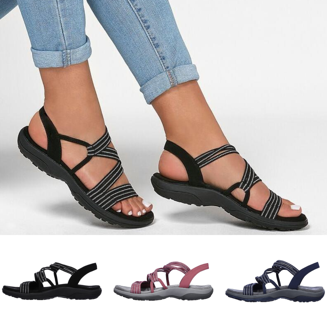 Orthopedische Sandalen - ergonomische sport sandalen met elastische band voor dames-Boetiek Moda