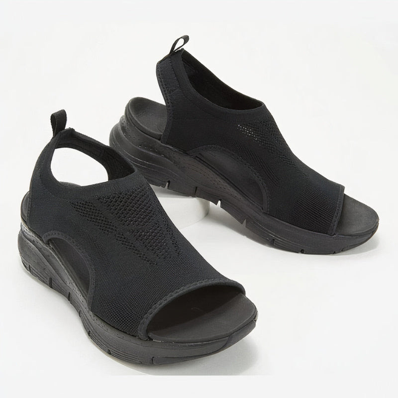 Orthopedische sandalen | Mesh | Slip-on | Sport sandalen | Damesschoenen-Boetiek Moda