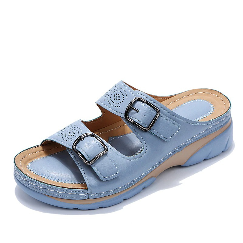 Orthopedische sandalen - Slip-On - Ergonomisch -Double Buckle sandalen - Damessandalen-Boetiek Moda