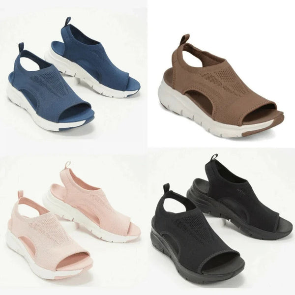 Orthopedische sandalen - Slip On - Ergonomisch - Zomerschoenen - Damesschoenen-Boetiek Moda