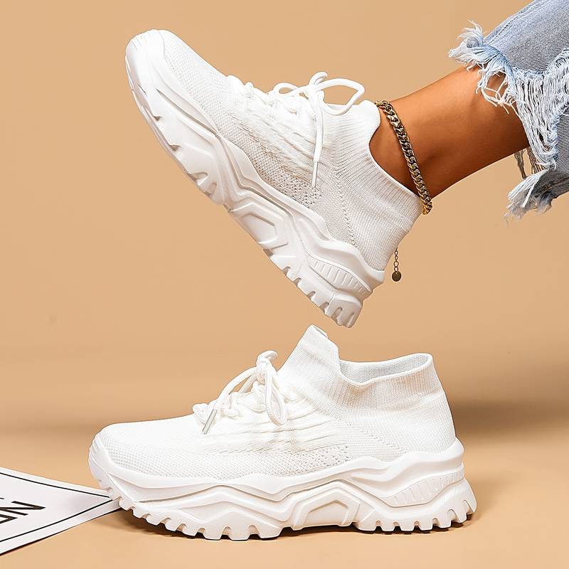 Orthopedische sportschoenen | Chunky | Mesh | Slip-on sneakers | Sportschoenen voor dames-Boetiek Moda
