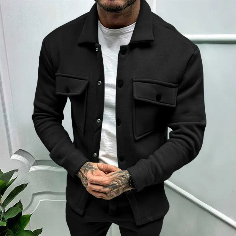 Overshirt – Slim Fit – Knoopsluiting – Overhemdjasje – Herenjasje-Boetiek Moda