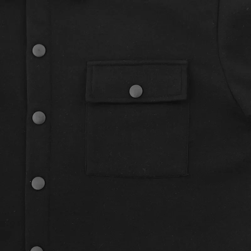 Overshirt – Slim Fit – Knoopsluiting – Overhemdjasje – Herenjasje-Boetiek Moda