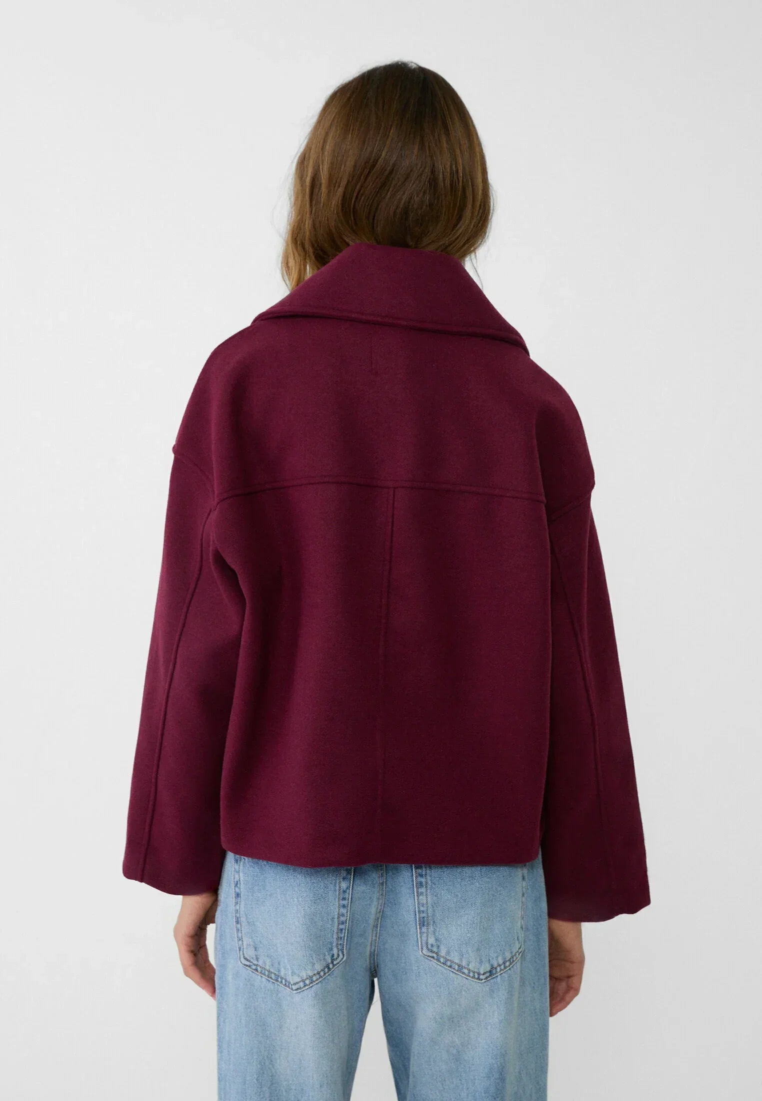 Oversized Jas - Double Breasted - Herfst - Korte trenchcoat - Damesjas-Boetiek Moda