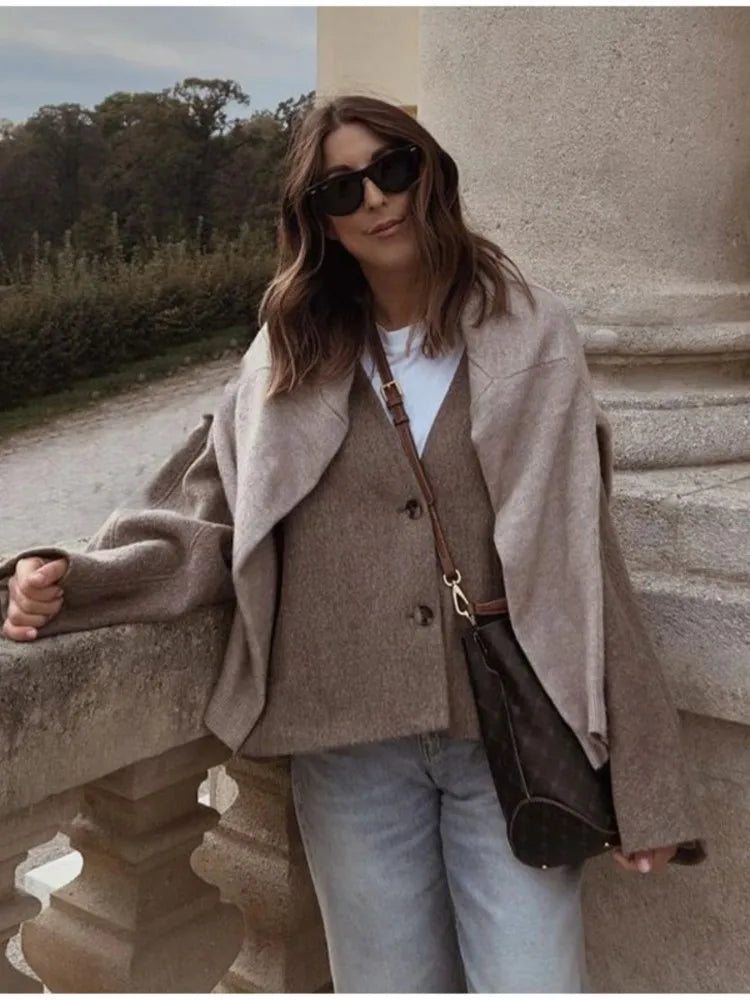 Oversized Jas | Vintage | Losse Jas | Herfstjas | Vrouwenjas-Boetiek Moda