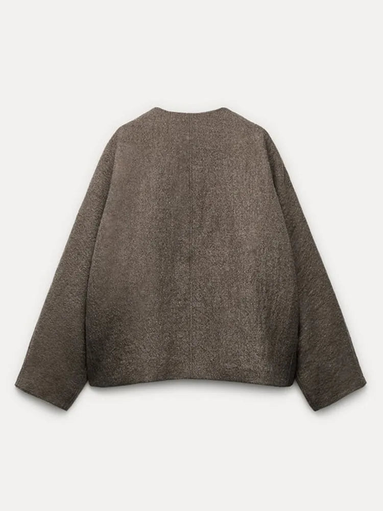 Oversized Jas | Vintage | Losse Jas | Herfstjas | Vrouwenjas-Boetiek Moda