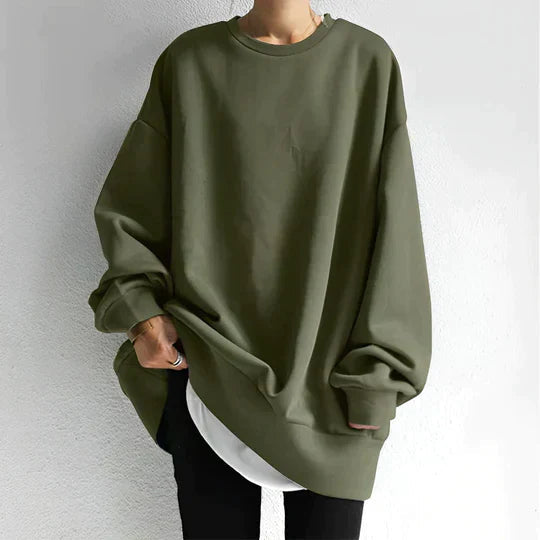 Oversized Sweatshirt - Knus - Pullover - Baggy Sweatshirt - Dameskleding-Boetiek Moda