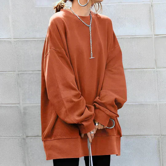 Oversized Sweatshirt - Knus - Pullover - Baggy Sweatshirt - Dameskleding-Boetiek Moda