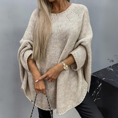 Oversized Trui - Losjes Fit - Comfy - Gebreide Trui - Dames Knitwear-Boetiek Moda