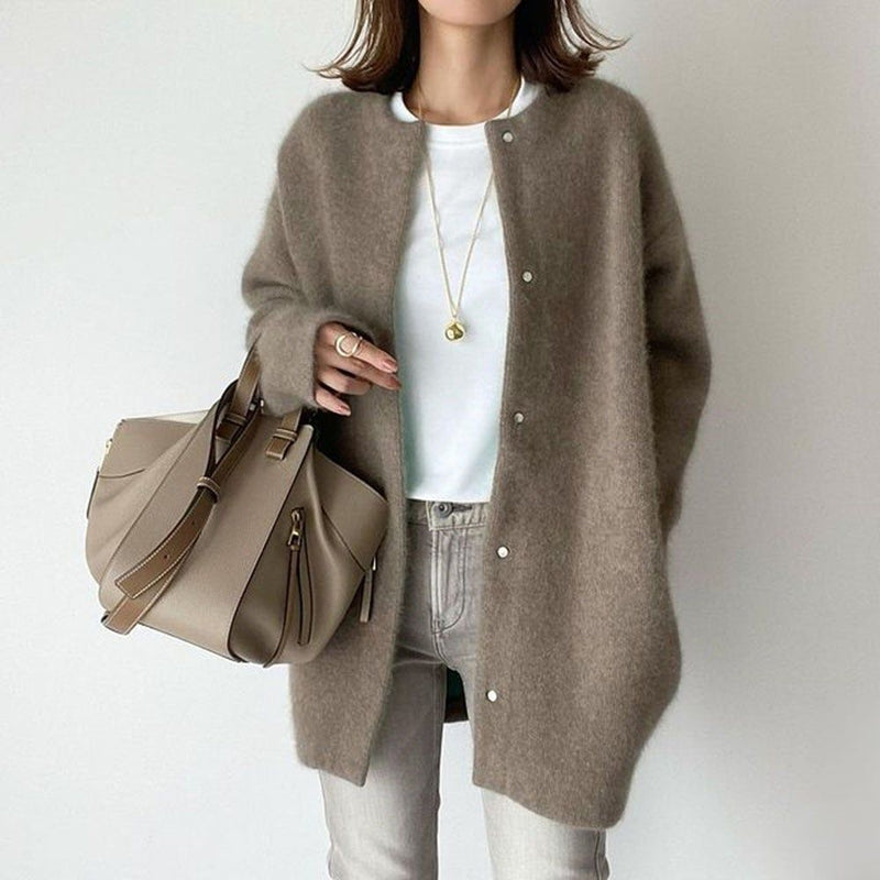 Oversized Vest | Button-Up | Lang | Vestjasje | Vest voor dames-Boetiek Moda