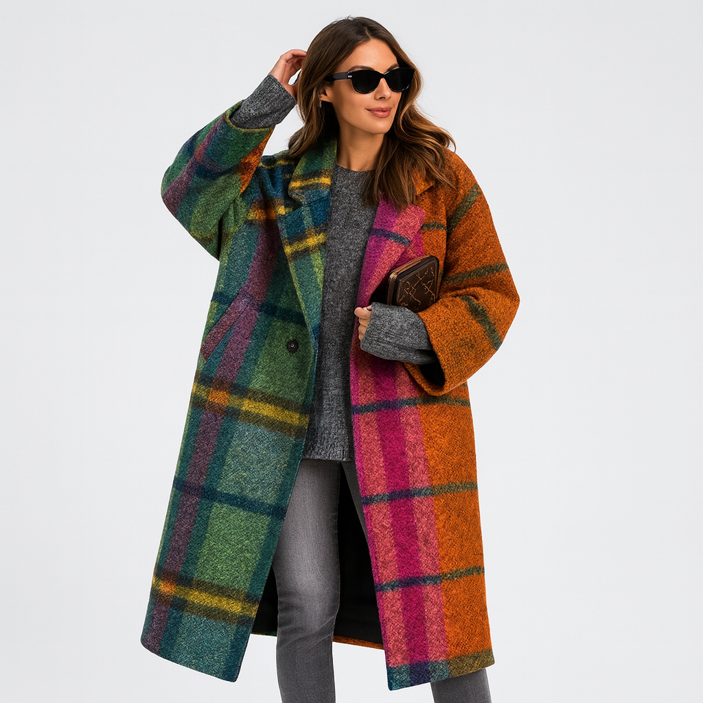 Oversized Wollen Jas | Lang | Relaxed fit | Wintertrenchcoat | Winterjas voor dames-Boetiek Moda