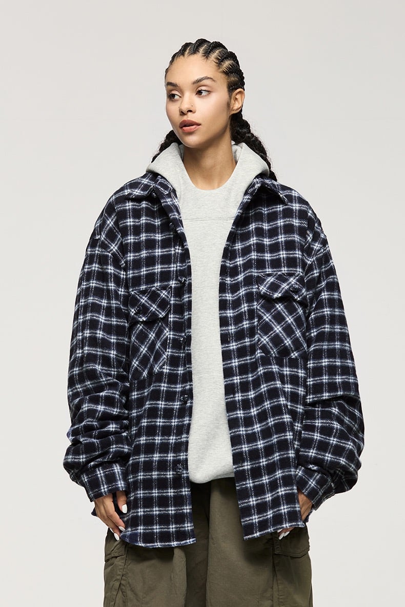 Oversized overhemd - Geruit - Los model - Overhemd met Knoopsluiting - Overhemd-Boetiek Moda