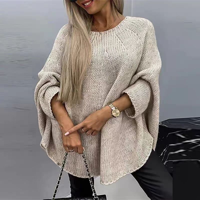 Oversized trui - Pullover - Losse pasvorm - Gebreide trui - Dames trui-Boetiek Moda