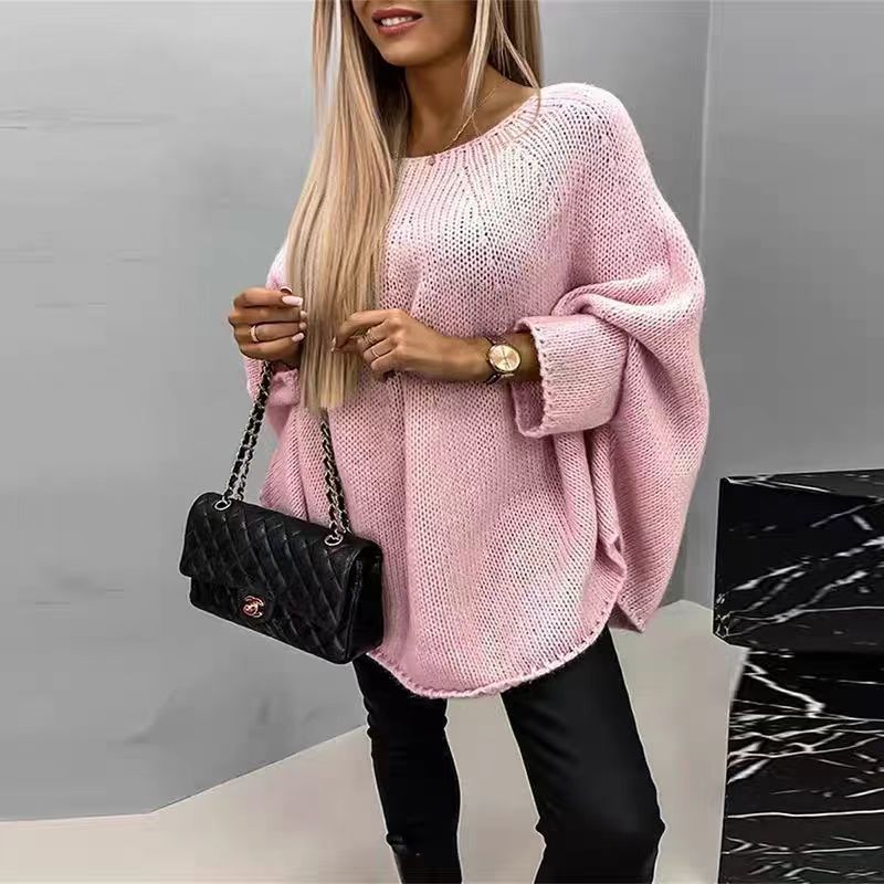 Oversized trui - Pullover - Losse pasvorm - Gebreide trui - Dames trui-Boetiek Moda