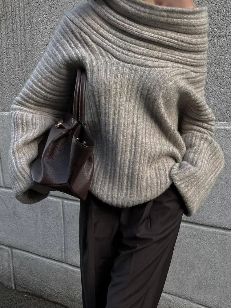 Oversized trui | Warm | Gebreid | Trui | Damesbreiwerk-Boetiek Moda