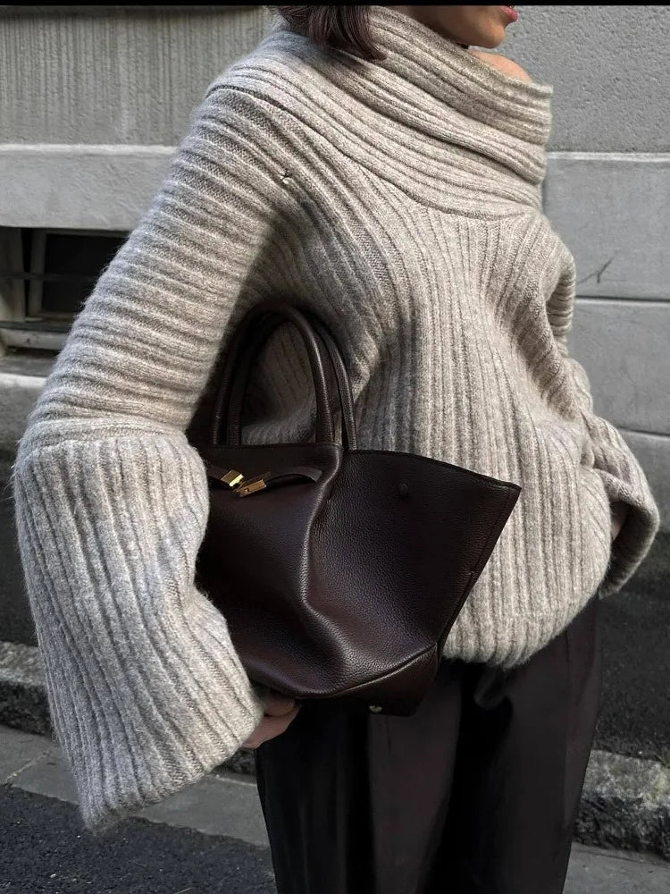 Oversized trui | Warm | Gebreid | Trui | Damesbreiwerk-Boetiek Moda