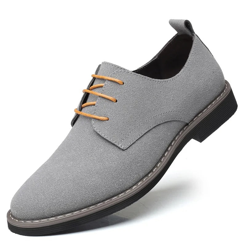 Oxford-schoenen - Heren suède veterschoenen-Boetiek Moda