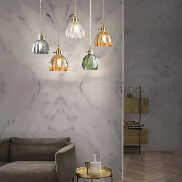Plafondlamp - Bloem - Glas - Hanglamp - Plafondlampen voor de keuken-Boetiek Moda