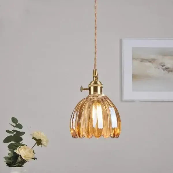 Plafondlamp - Bloem - Glas - Hanglamp - Plafondlampen voor de keuken-Boetiek Moda