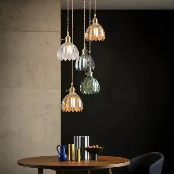 Plafondlamp - Bloem - Glas - Hanglamp - Plafondlampen voor de keuken-Boetiek Moda