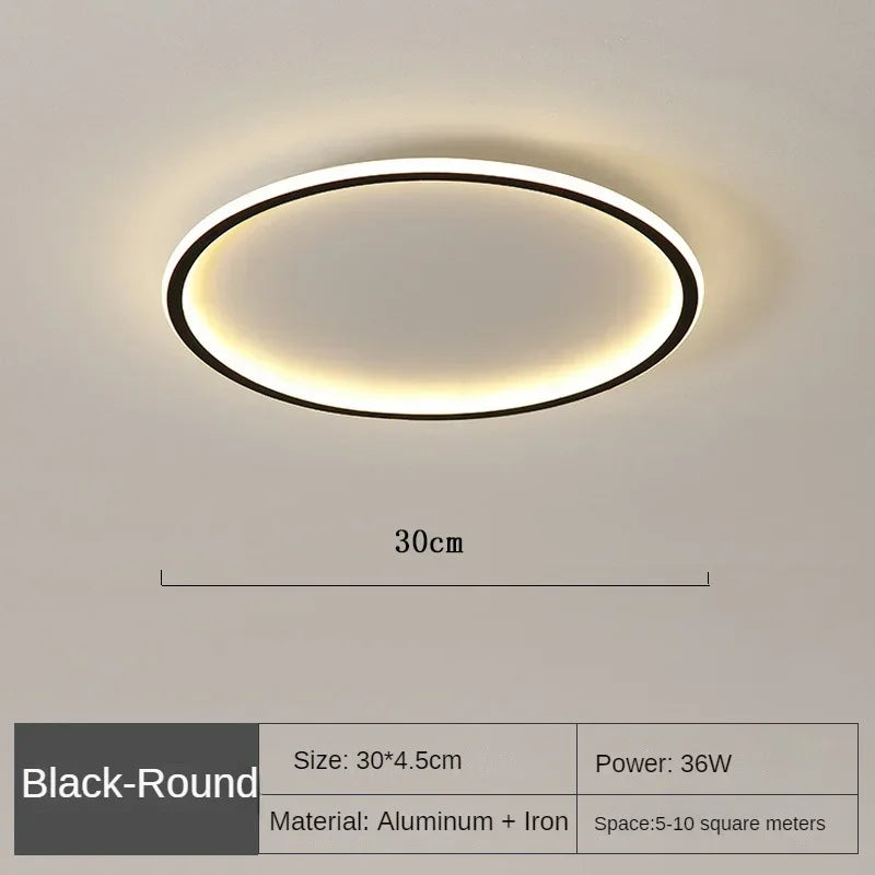 Plafondlamp - Rond - Simpel - LED-plafondlampen - Kamerverlichting-Boetiek Moda