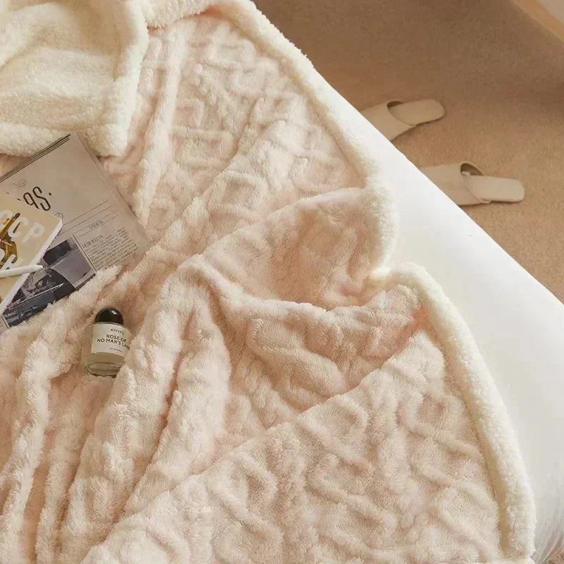 Pluche Deken | Fuzzy | Warm | Knusse Sherpa Deken | Winter Deken-Boetiek Moda