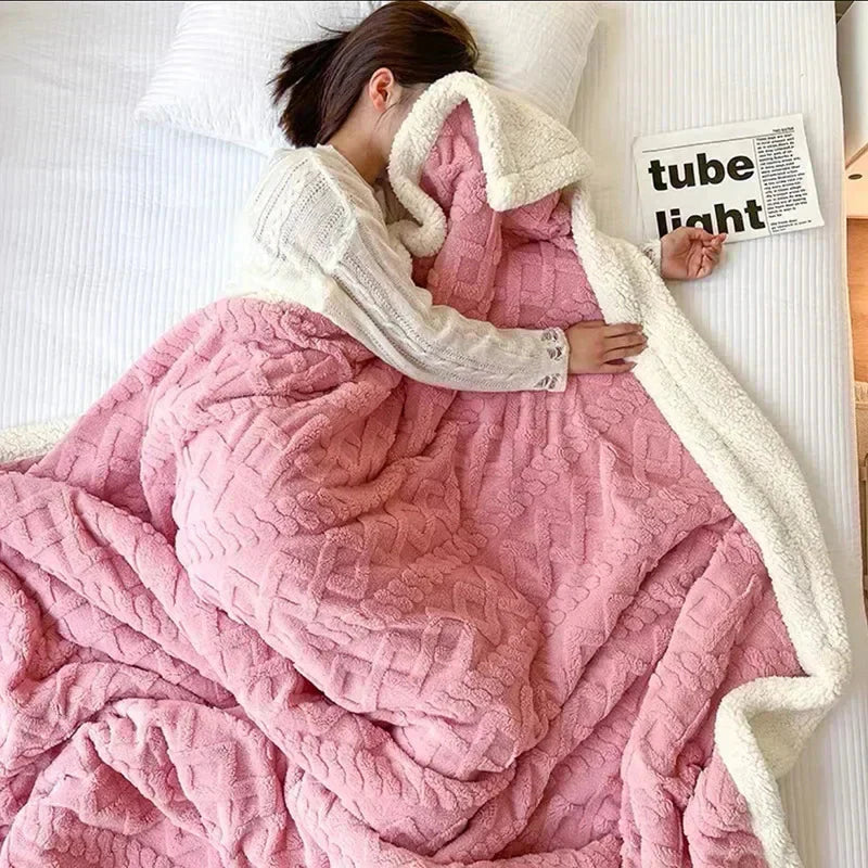 Pluche Deken | Fuzzy | Warm | Knusse Sherpa Deken | Winter Deken-Boetiek Moda
