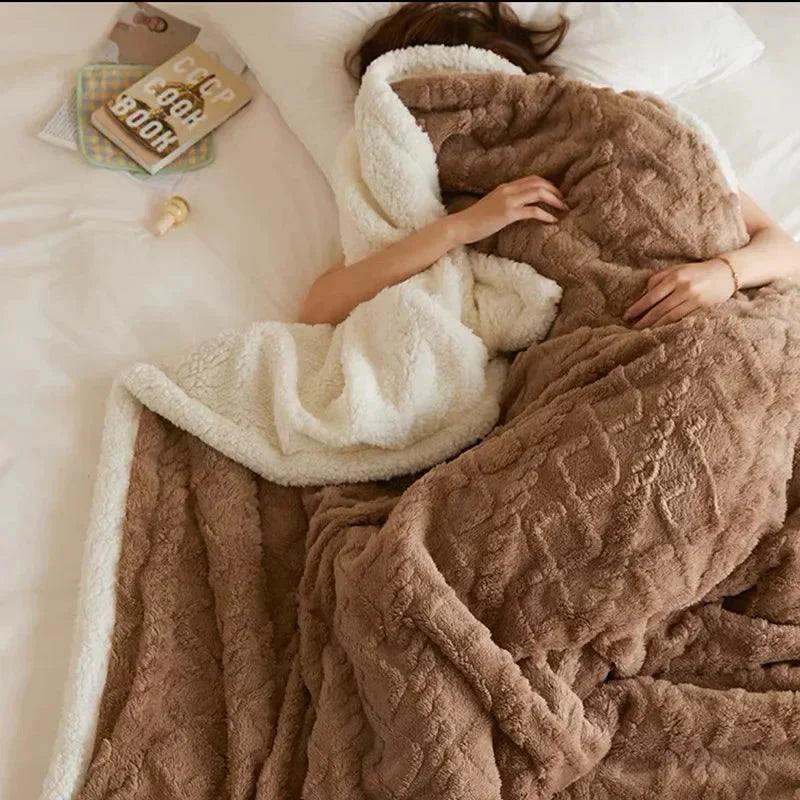 Pluche Deken | Fuzzy | Warm | Knusse Sherpa Deken | Winter Deken-Boetiek Moda
