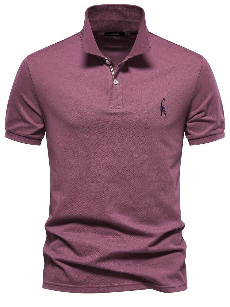 Polo T-shirt - Knoopsluiting - Korte mouwen - T-shirt met kraag - Poloshirt voor mannen-Boetiek Moda