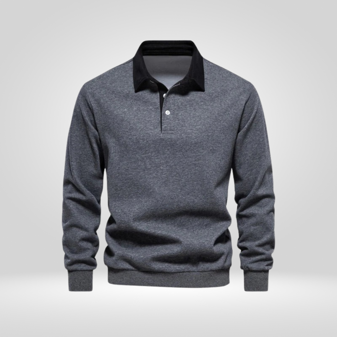 Polo trui | Casual | Met kraag | Pullover trui | Pullover voor mannen-Boetiek Moda