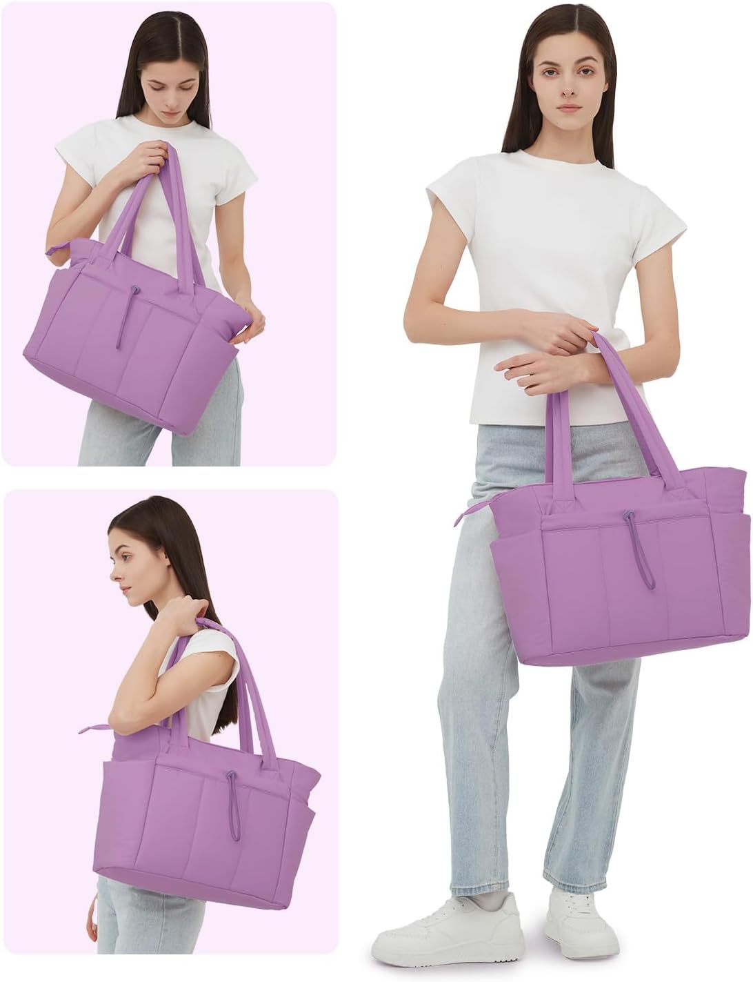 Puffer Tas | Multi Zak | Bekerhouder | Gewatteerde Tas | Draagtas-Boetiek Moda