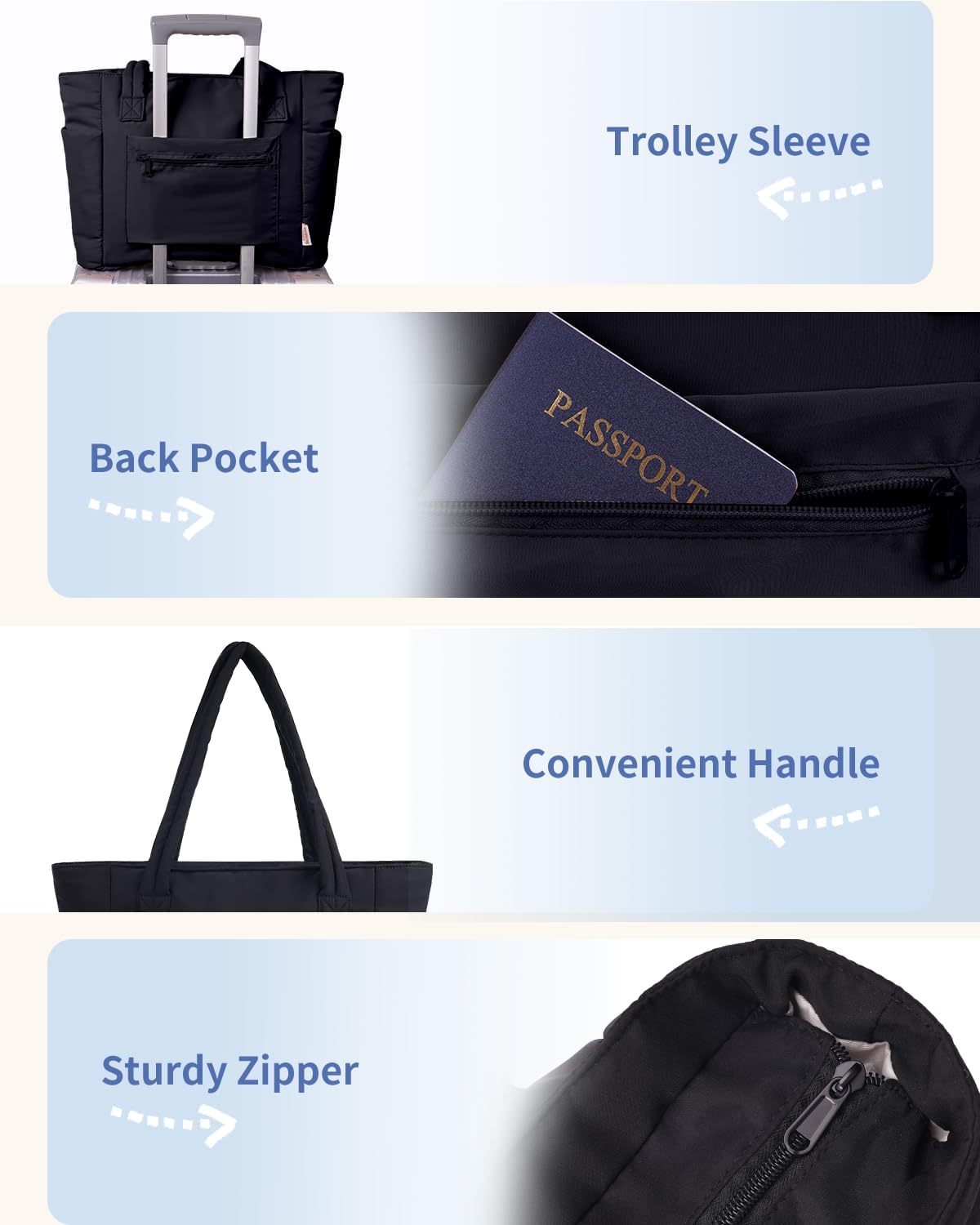 Puffer Tas | Multi Zak | Bekerhouder | Gewatteerde Tas | Draagtas-Boetiek Moda