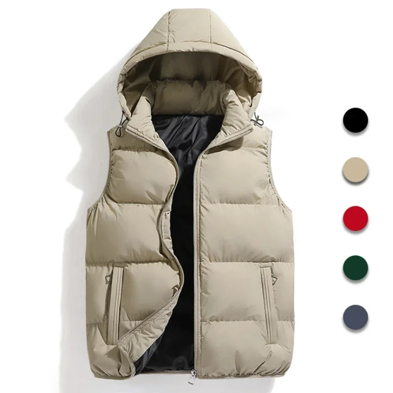 Puffer Vest | Mouwloos | Bodywarmer | Heren Winter Gilet-Boetiek Moda