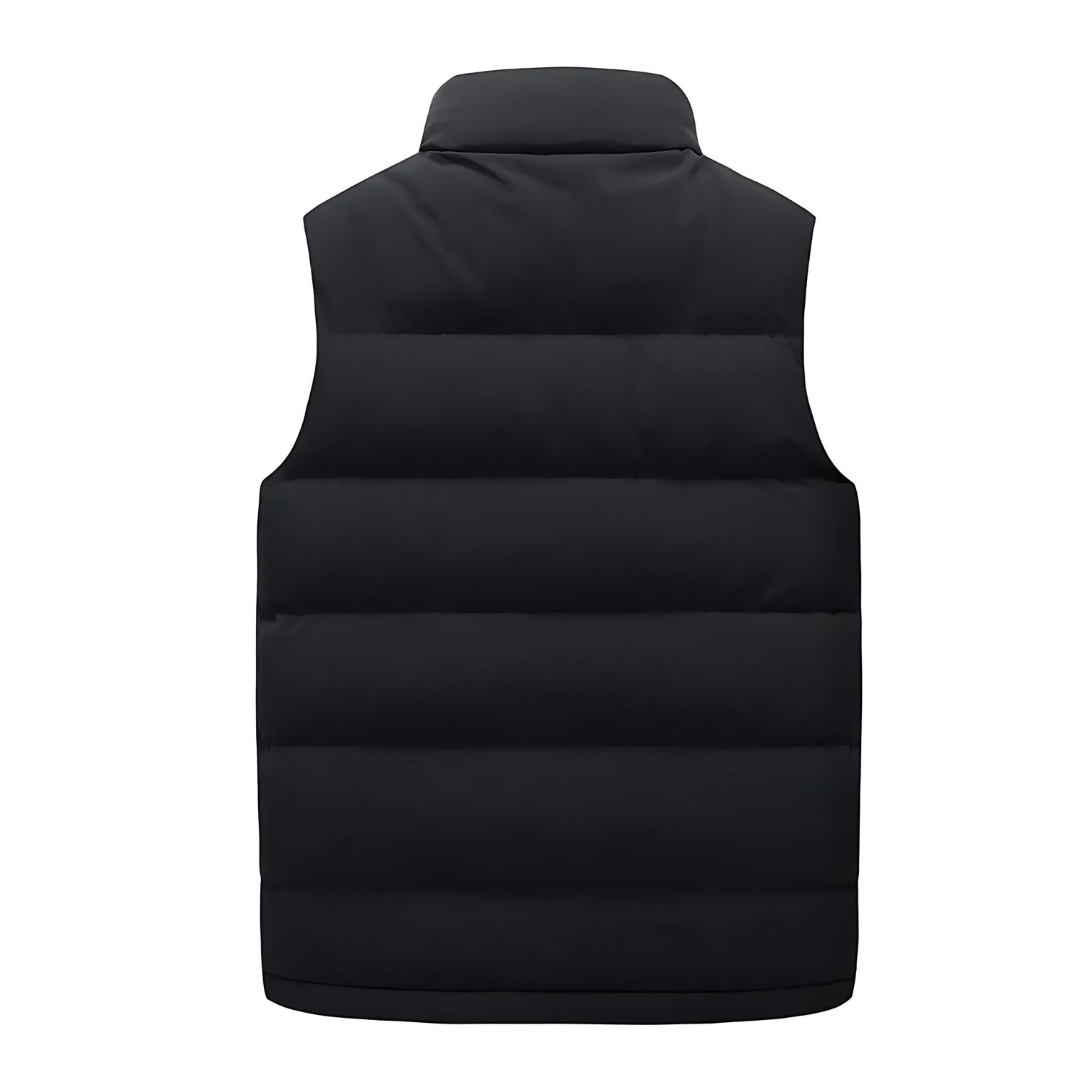 Puffer Vest - Mouwloze bodywarmer met rits voor mannen-Boetiek Moda