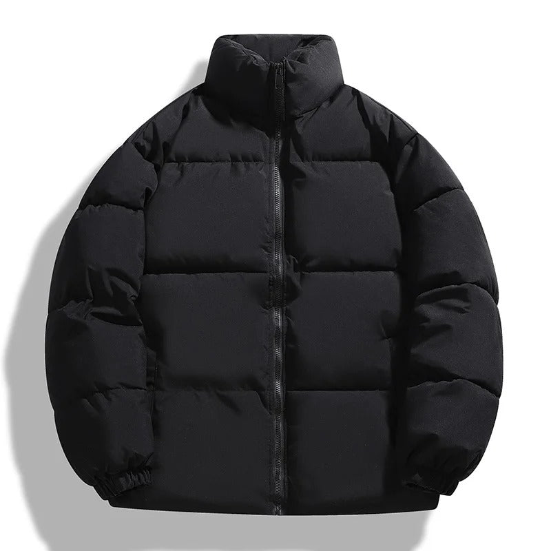 Pufferjack - Warme donsjack met rits voor heren in de winter-Boetiek Moda