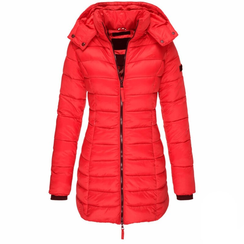 Pufferjas - Warm - Met capuchon - Donsjas - Winterjas voor dames-Boetiek Moda