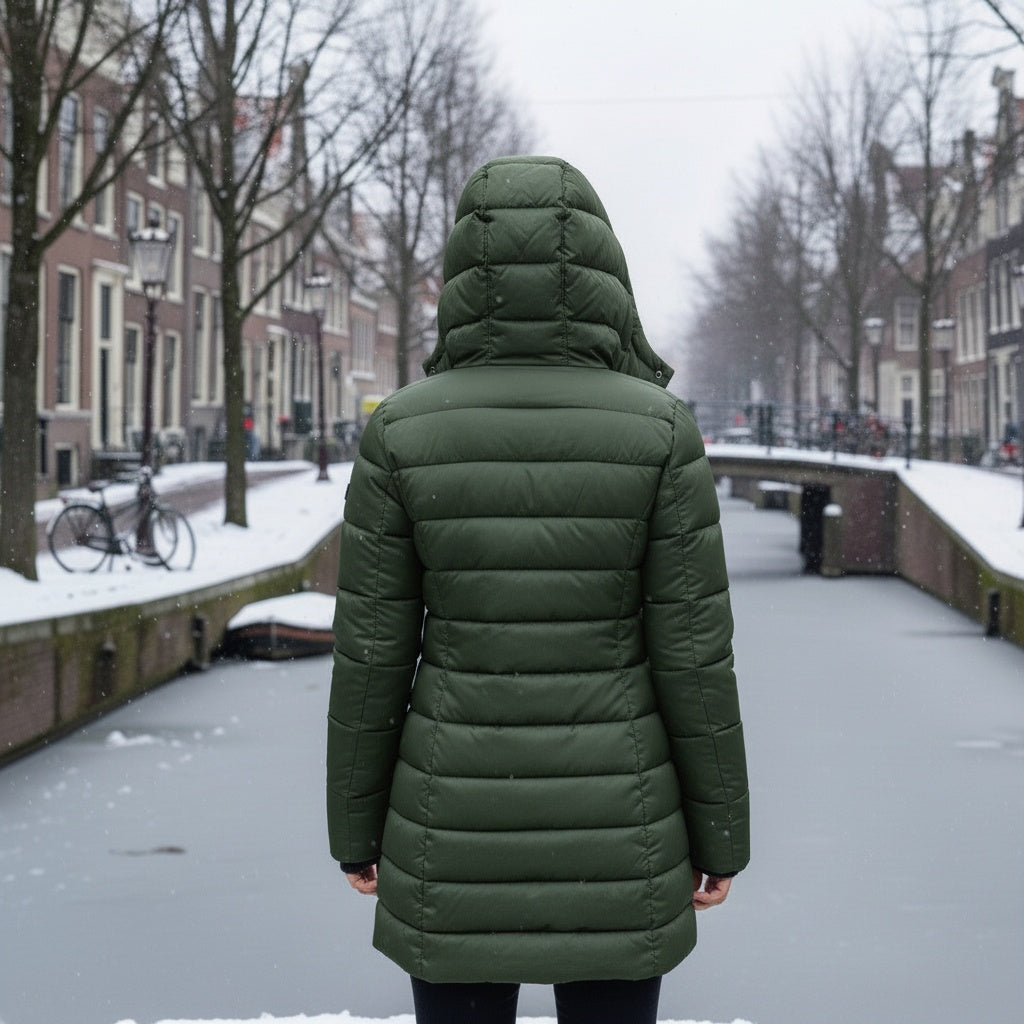 Pufferjas - Warm - Met capuchon - Donsjas - Winterjas voor dames-Boetiek Moda