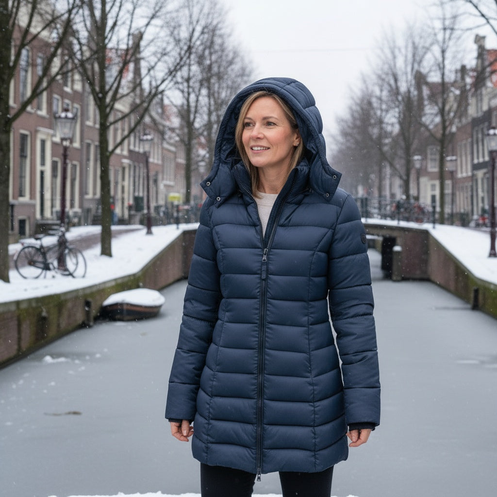 Pufferjas - Warm - Met capuchon - Donsjas - Winterjas voor dames-Boetiek Moda