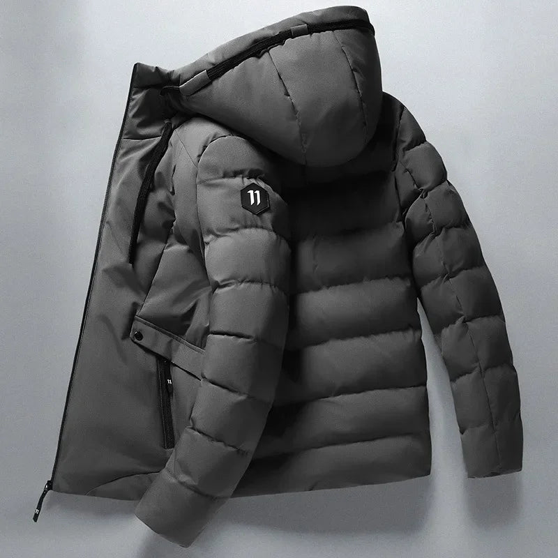 Pufferjas - Warme waterafstotende winterjas met capuchon voor heren-Boetiek Moda