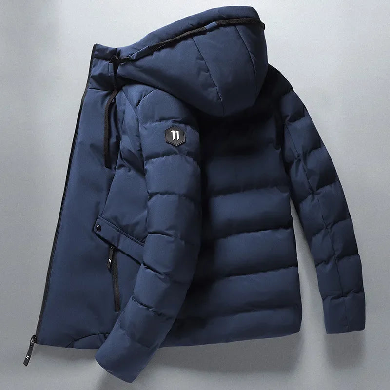 Pufferjas - Warme waterafstotende winterjas met capuchon voor heren-Boetiek Moda