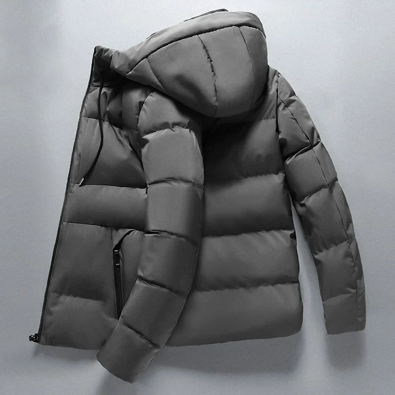 Pufferjas - Warme waterafstotende winterjas met capuchon voor heren-Boetiek Moda
